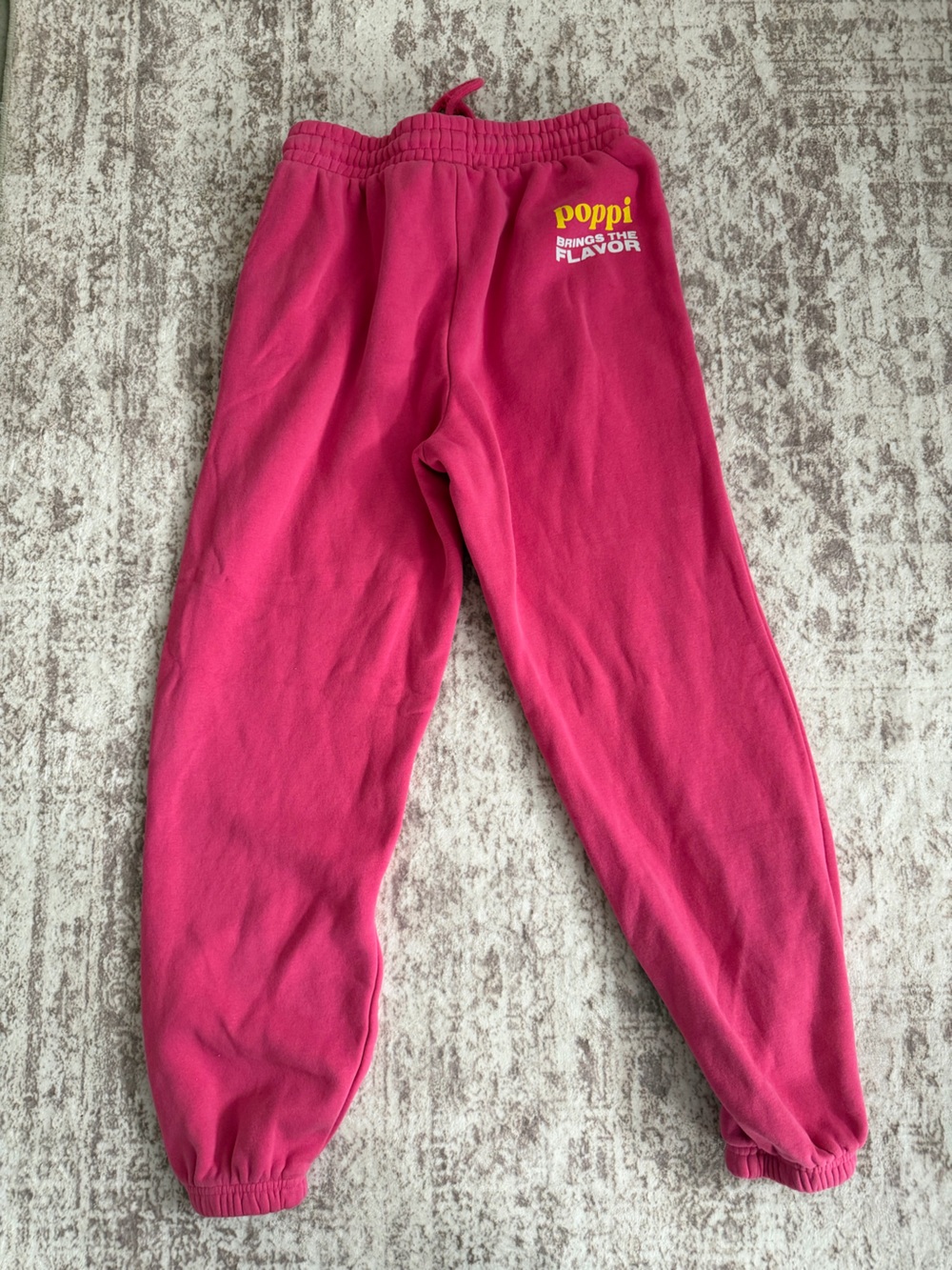 Poppi Target colab Pink 'Serving Flavor' Graphic Jogger Sweatpants - Picture 2 of 3